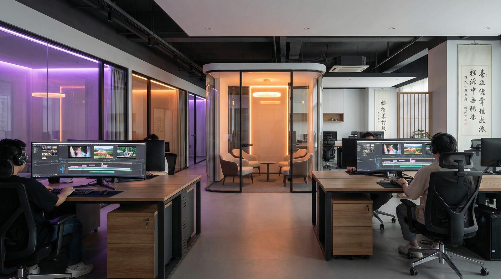 人兽公司办公环境