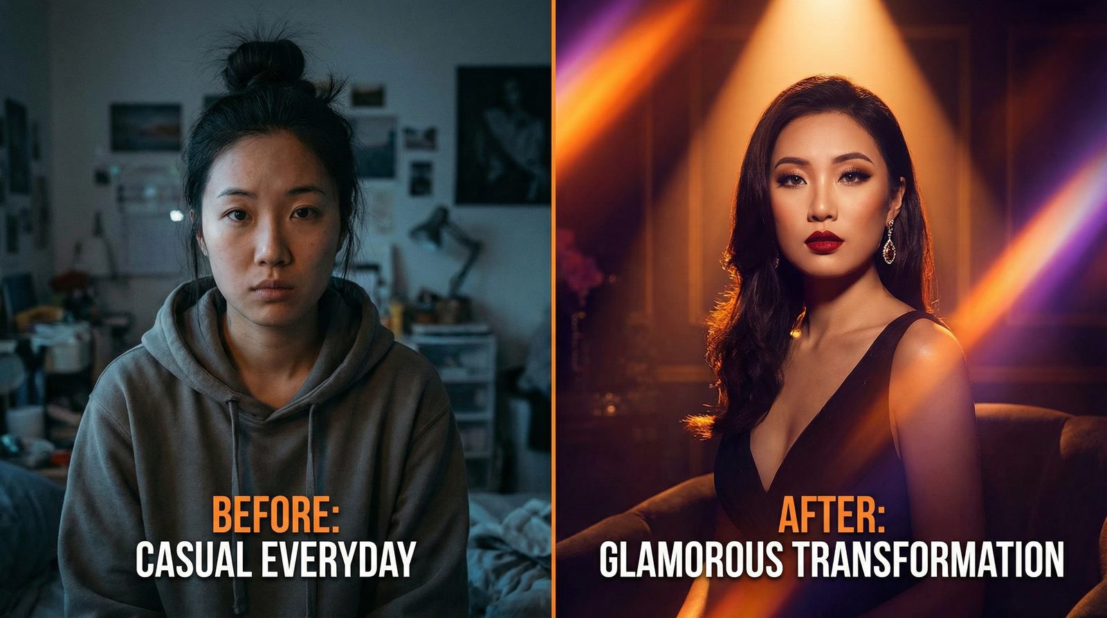 人兽反差变装视频