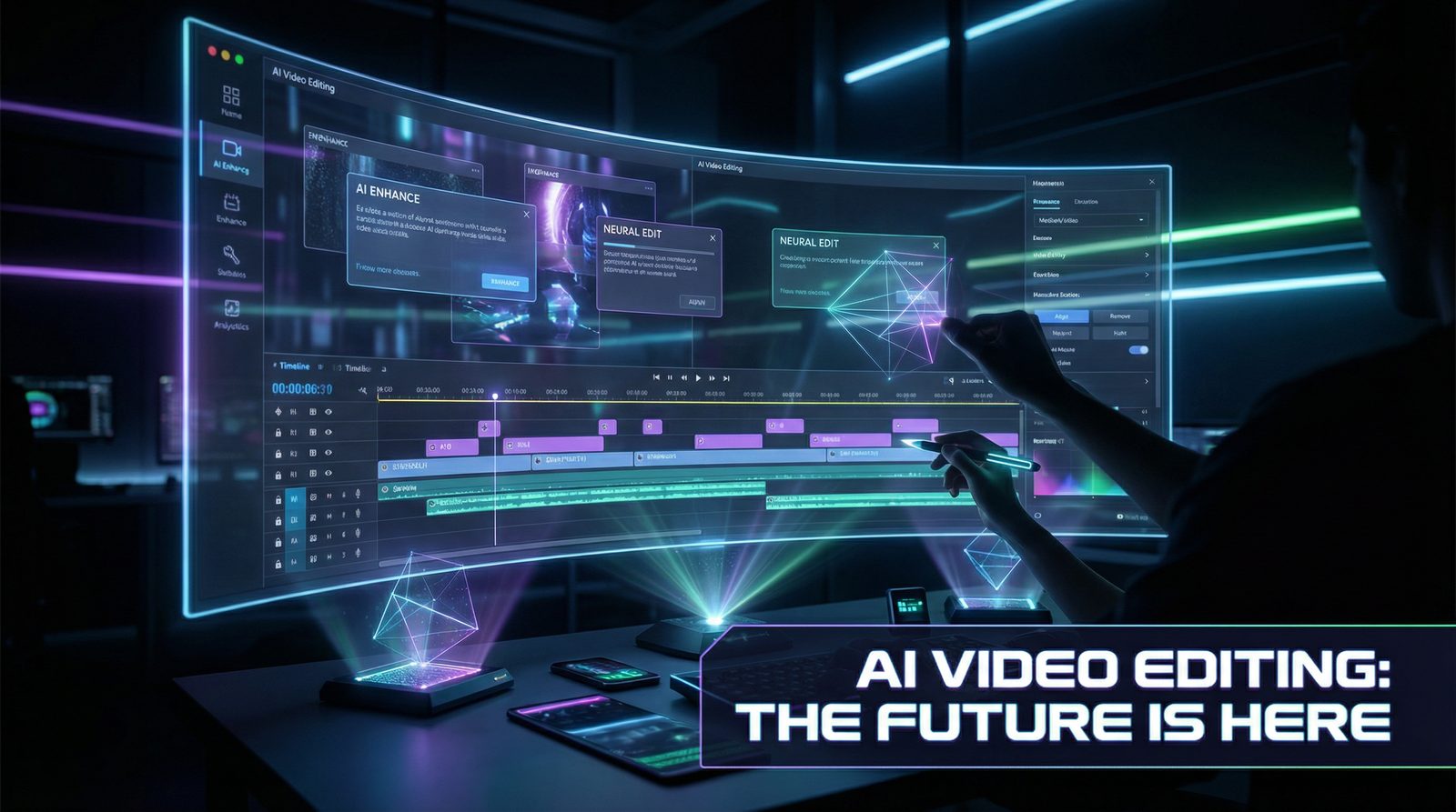 人兽 AI视频剪辑演示